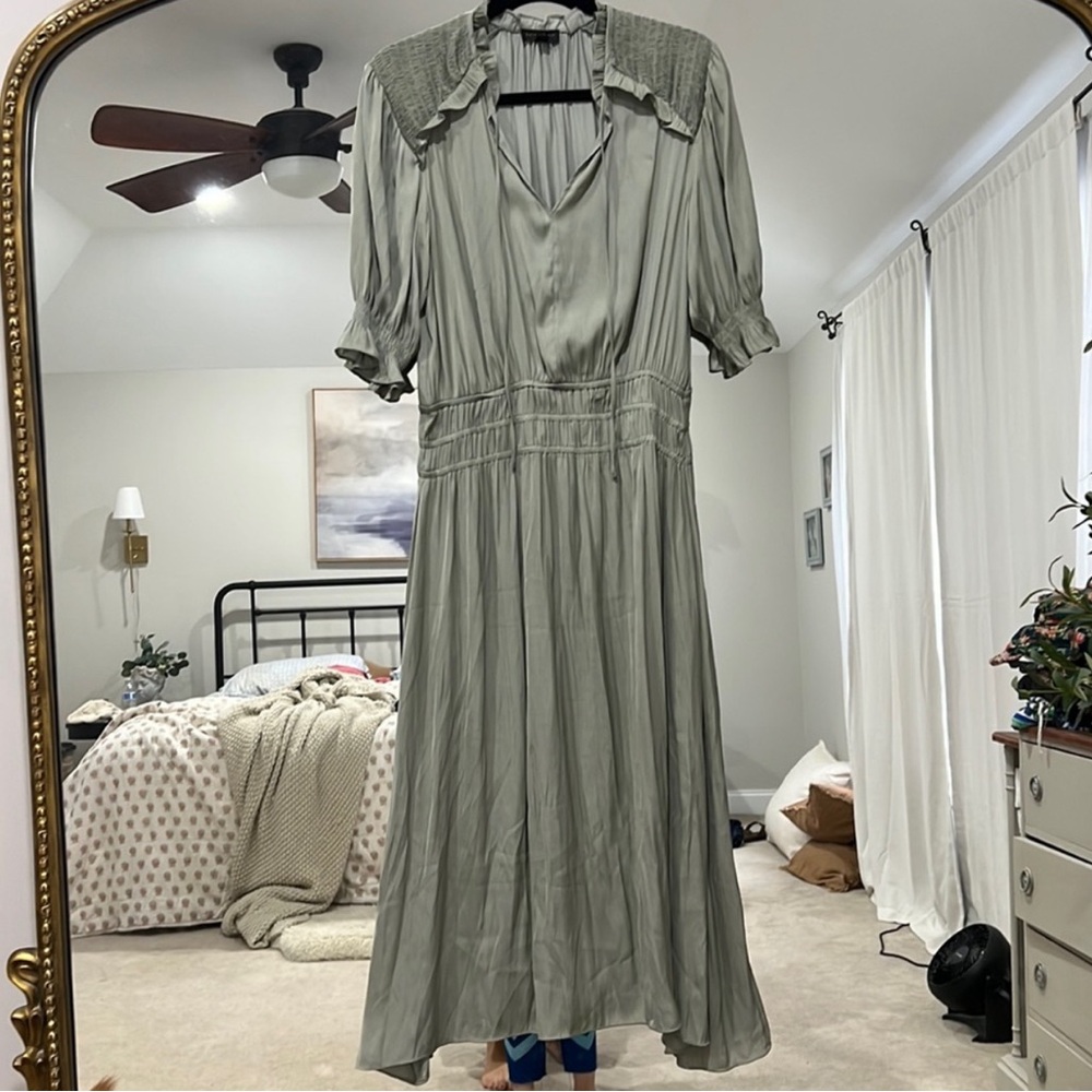 CURRENT AIR LOS ANGELES GREEN DRESS SIZE S